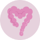 Belly Balance app symbol which looks lika a heartshaped gut